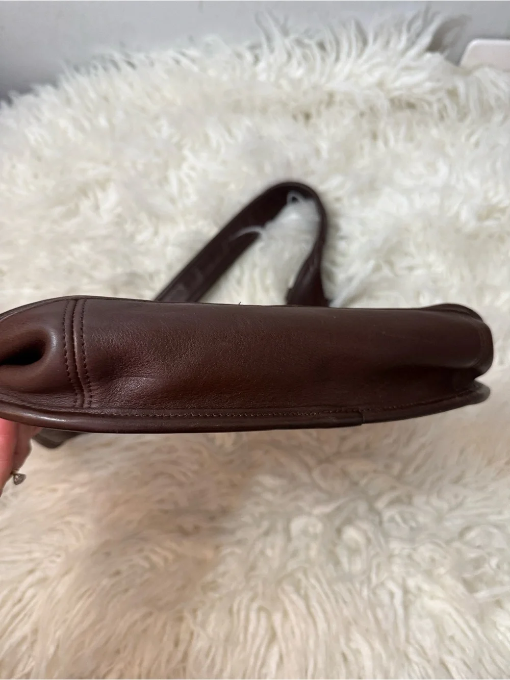 Coach Ergo 9033 Brown Leather Hobo Shoulder Bag